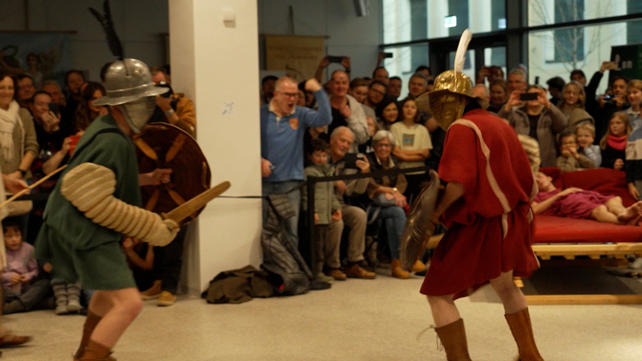 Gladiatoren beim Kampf