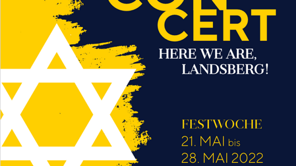 Vom 21. bis zum 28. Mai findet in Landsberg die Festwoche "Liberation Concert 2022: Here we are, Landsberg!" statt.