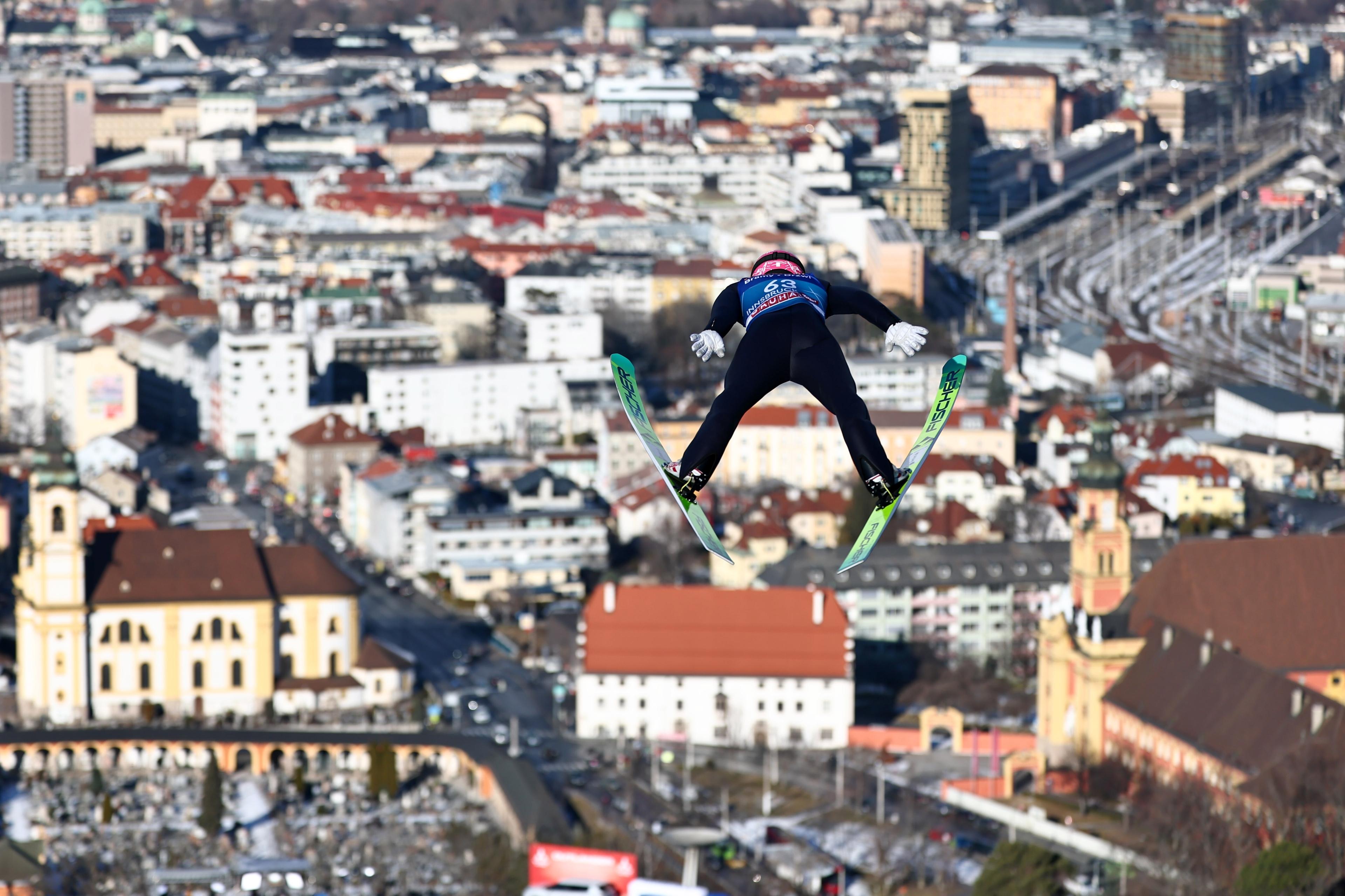 Skispringer Felix Hoffmann in Innsbruck