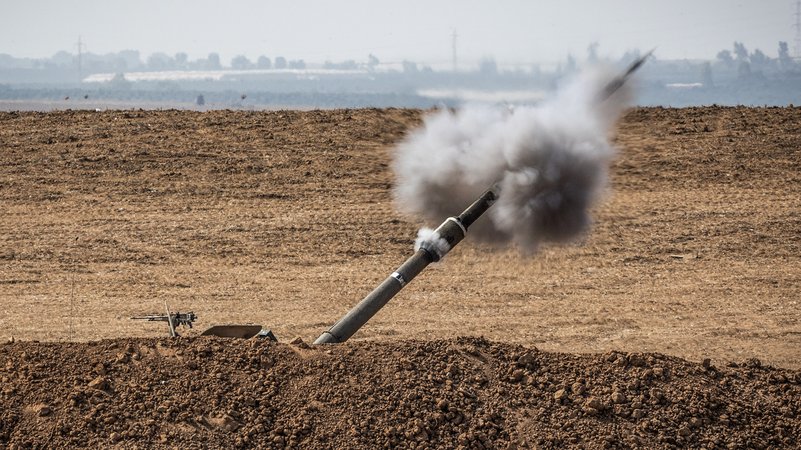 Israelisches Artilleriefeuer nahe der Grenze zum Gazastreifen