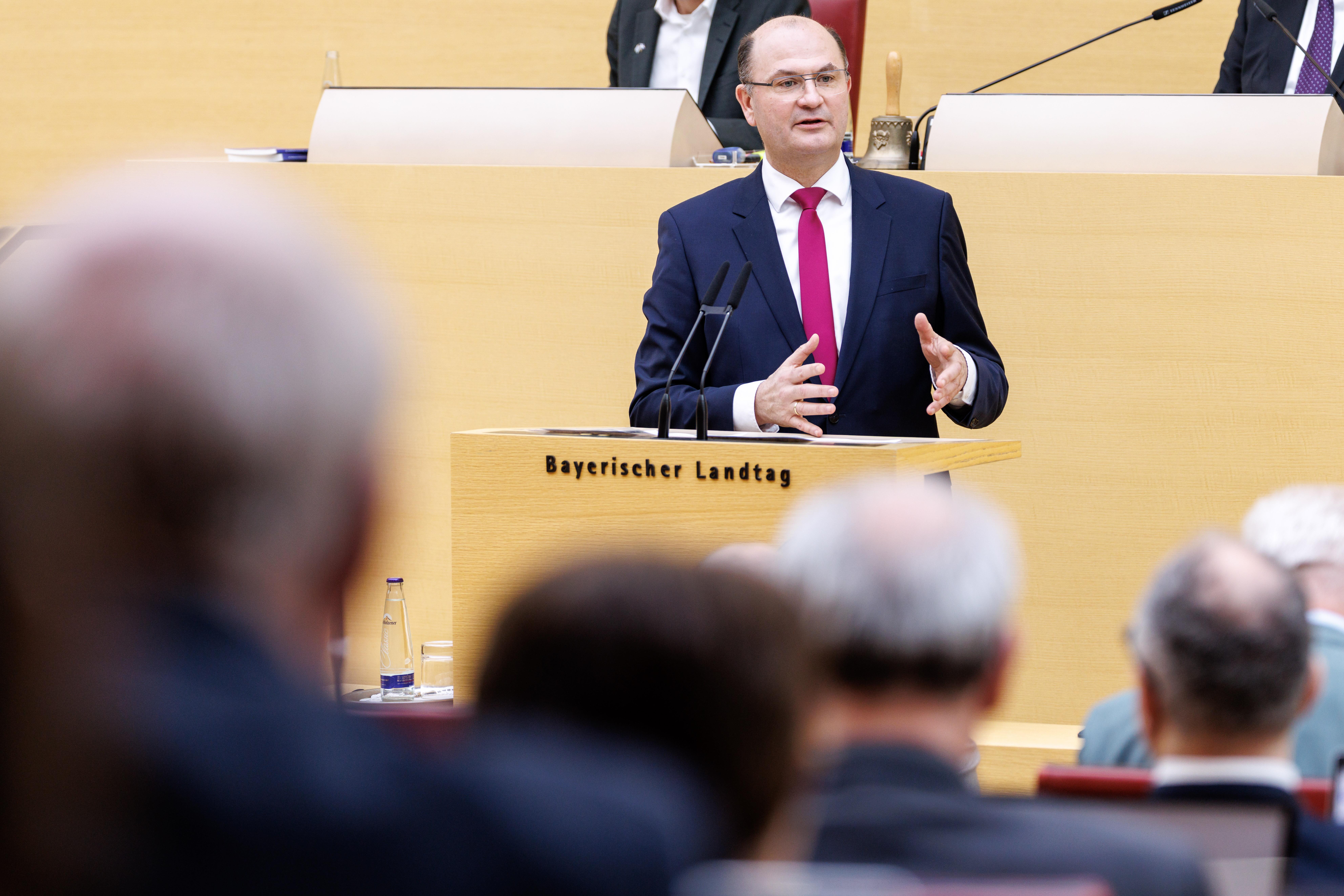Albert Füracker im Landtag (Archiv)