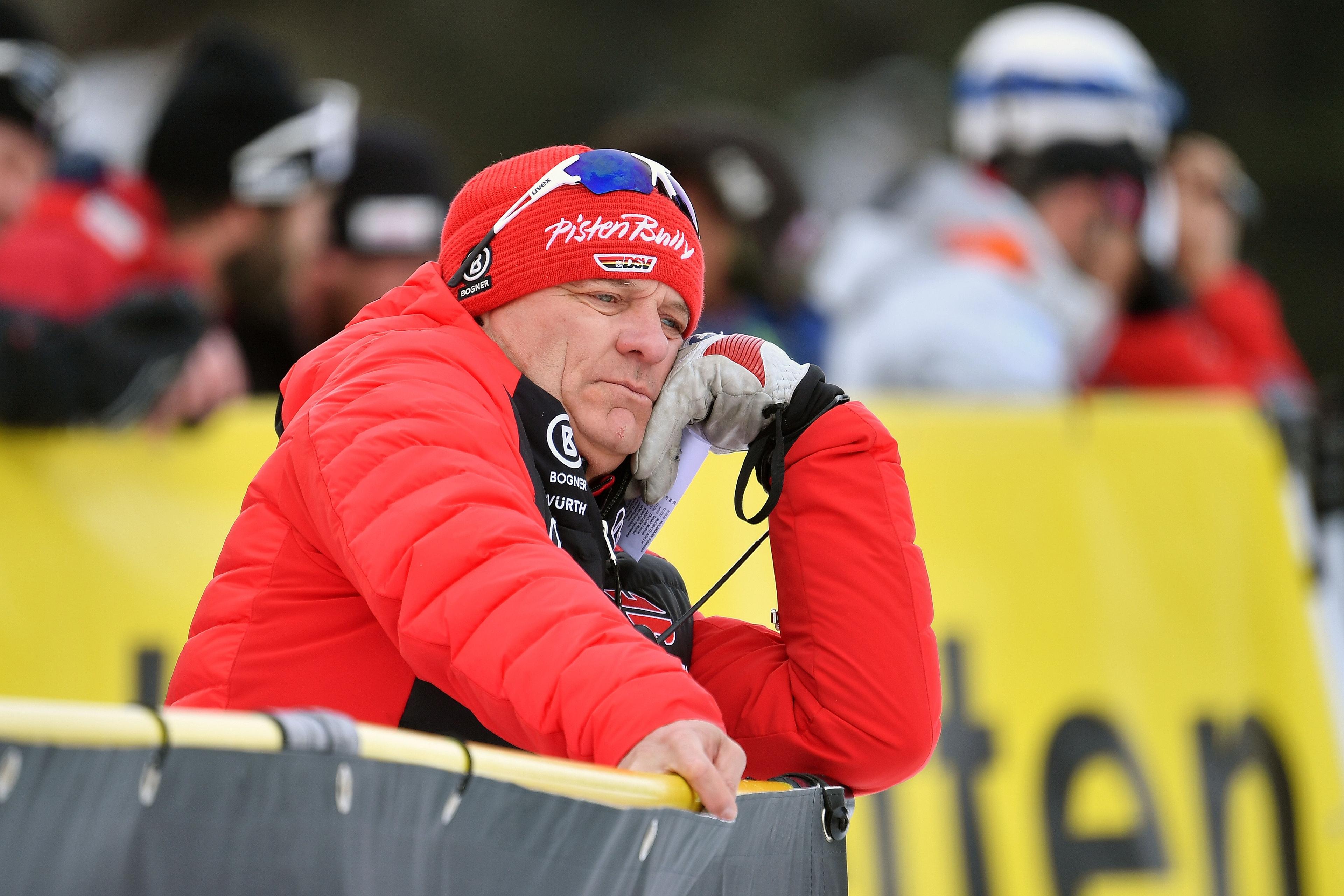 Der enttäuschte DSV-Alpindirektor Wolfgang Maier in Kitzbühel