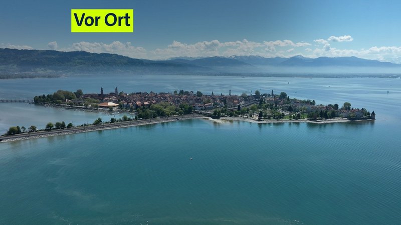 Blick auf die Lindauer Insel im Bodensee | Bild: BR/Michael Frick Blick auf die Lindauer Insel im Bodensee