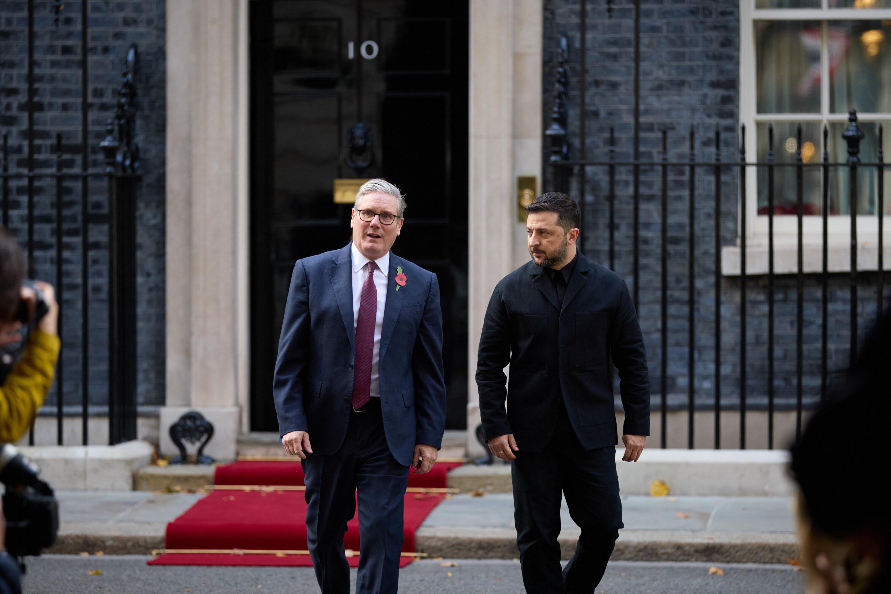 Der britische Premierminister Keir Starmer und der ukrainische Staatschef Wolodymyr Selenskyj