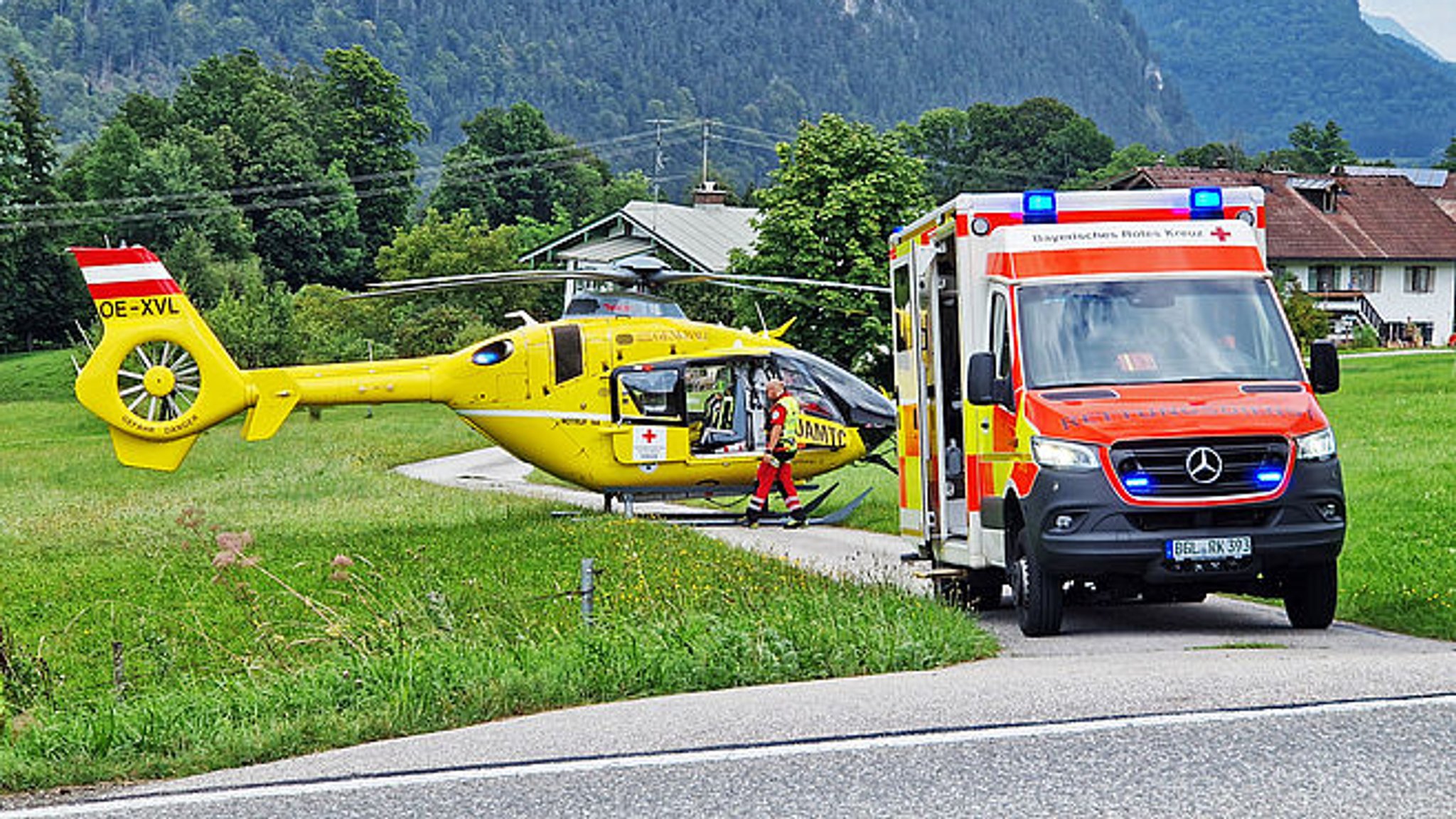 Geriet auf Gegenspur: Radfahrer in Berchtesgaden schwer verletzt