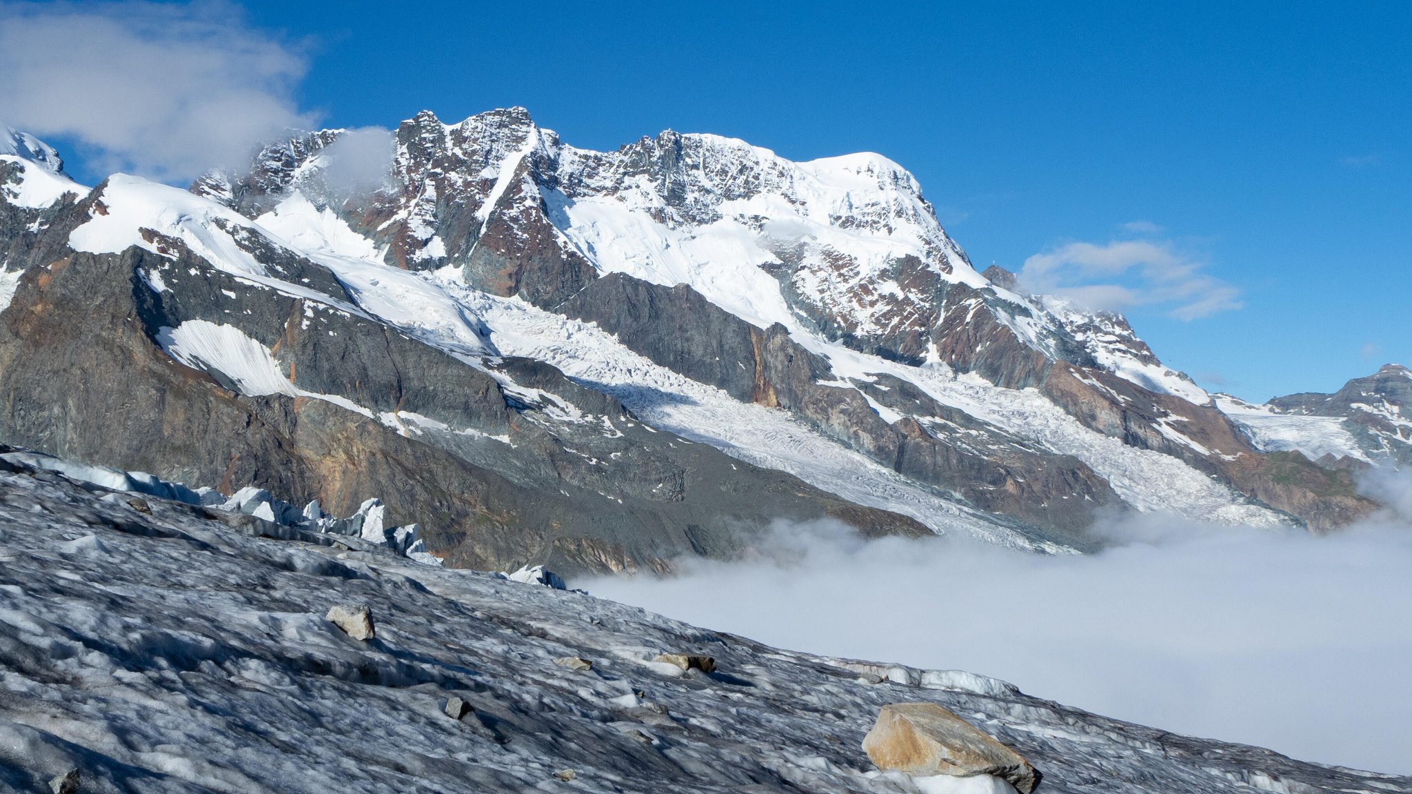 Deutsche Bergsteiger in Schweizer Alpen gerettet