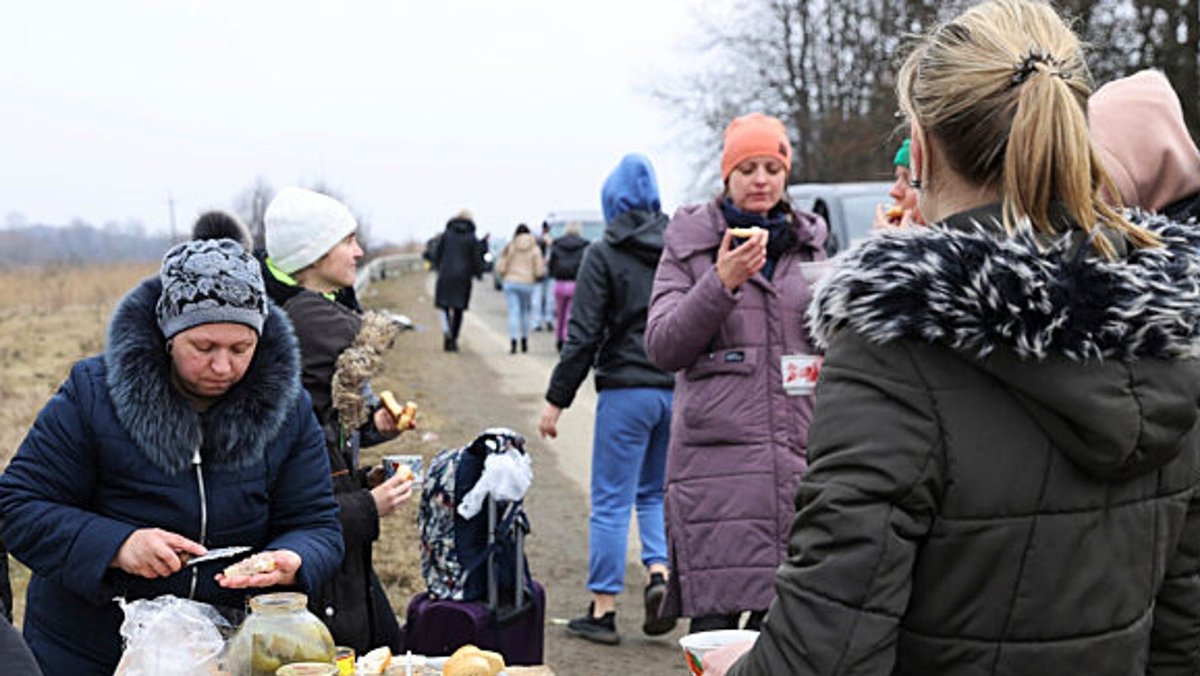 Flüchtlinge aus der Ukraine.