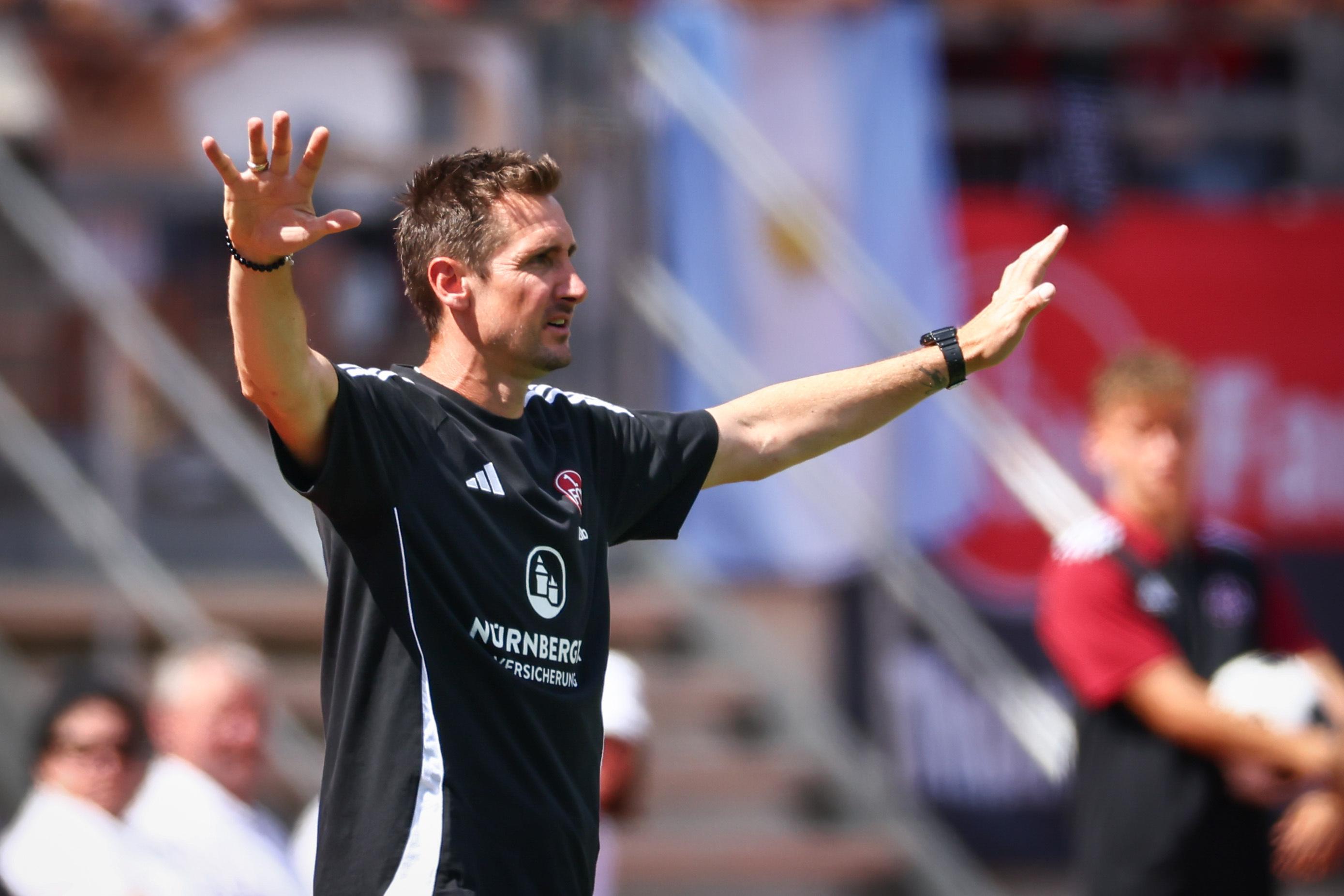 Der Nürnberger Trainer Miroslav Klose