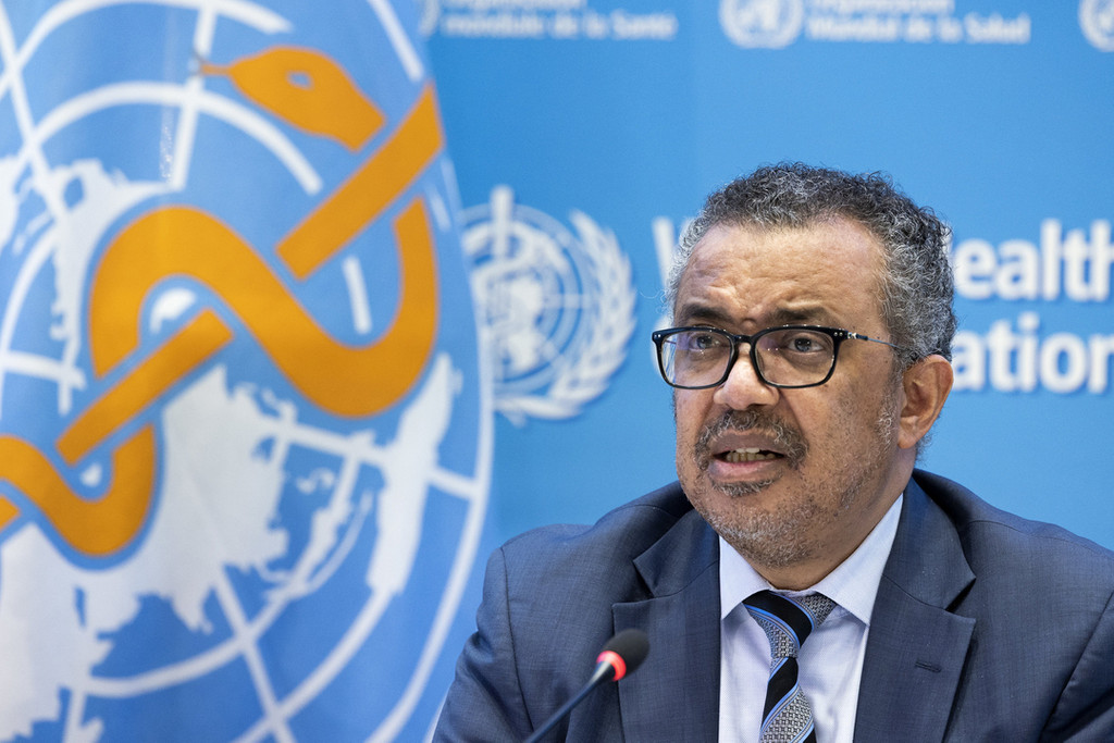 Archiv: Tedros Adhanom Ghebreyesus, Generaldirektor der Weltgesundheitsorganisation (WHO), spricht bei einer Pressekonferenz 
