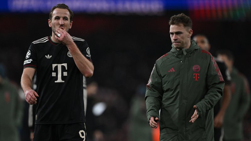 Harry Kane (l.) und Joshua Kimmich | Bild: picture-alliance/dpa Harry Kane (l.) und Joshua Kimmich