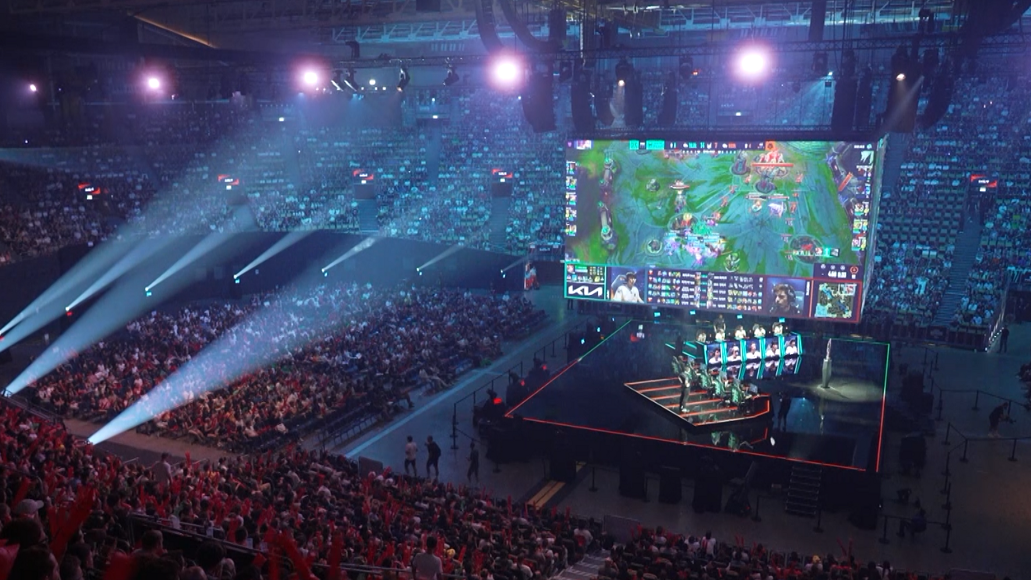 E-Sports in der Olympiahalle League of Legends