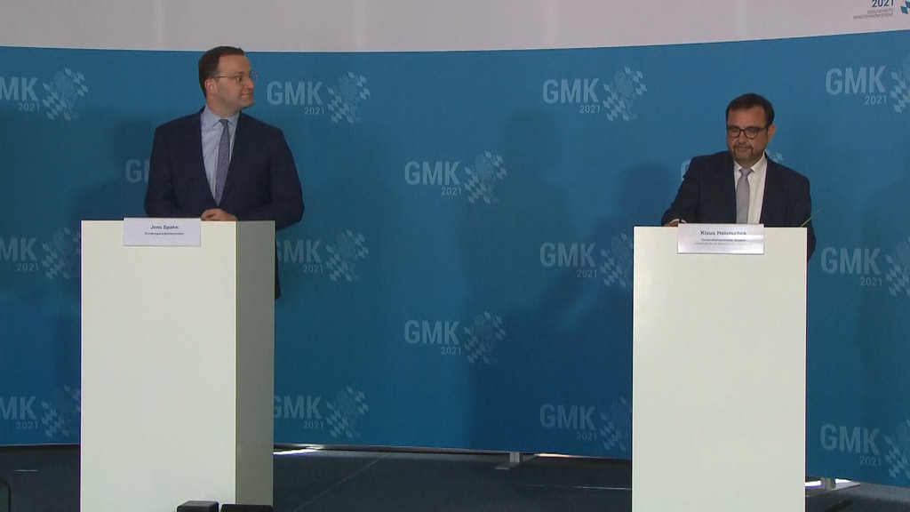 Bundesgesundheitsminister Jens Spahn und Bayerns Gesundheitsminister Klaus Holetschek 