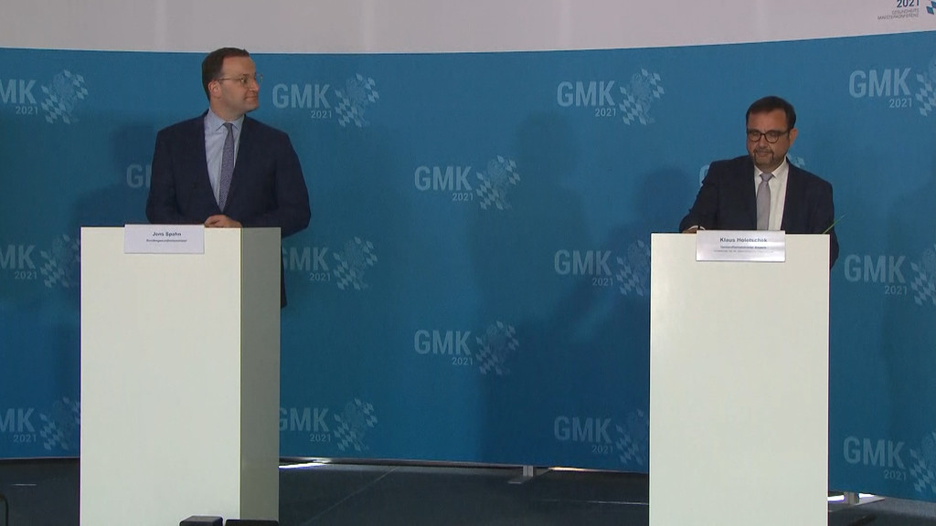 Bundesgesundheitsminister Jens Spahn und Bayerns Gesundheitsminister Klaus Holetschek 