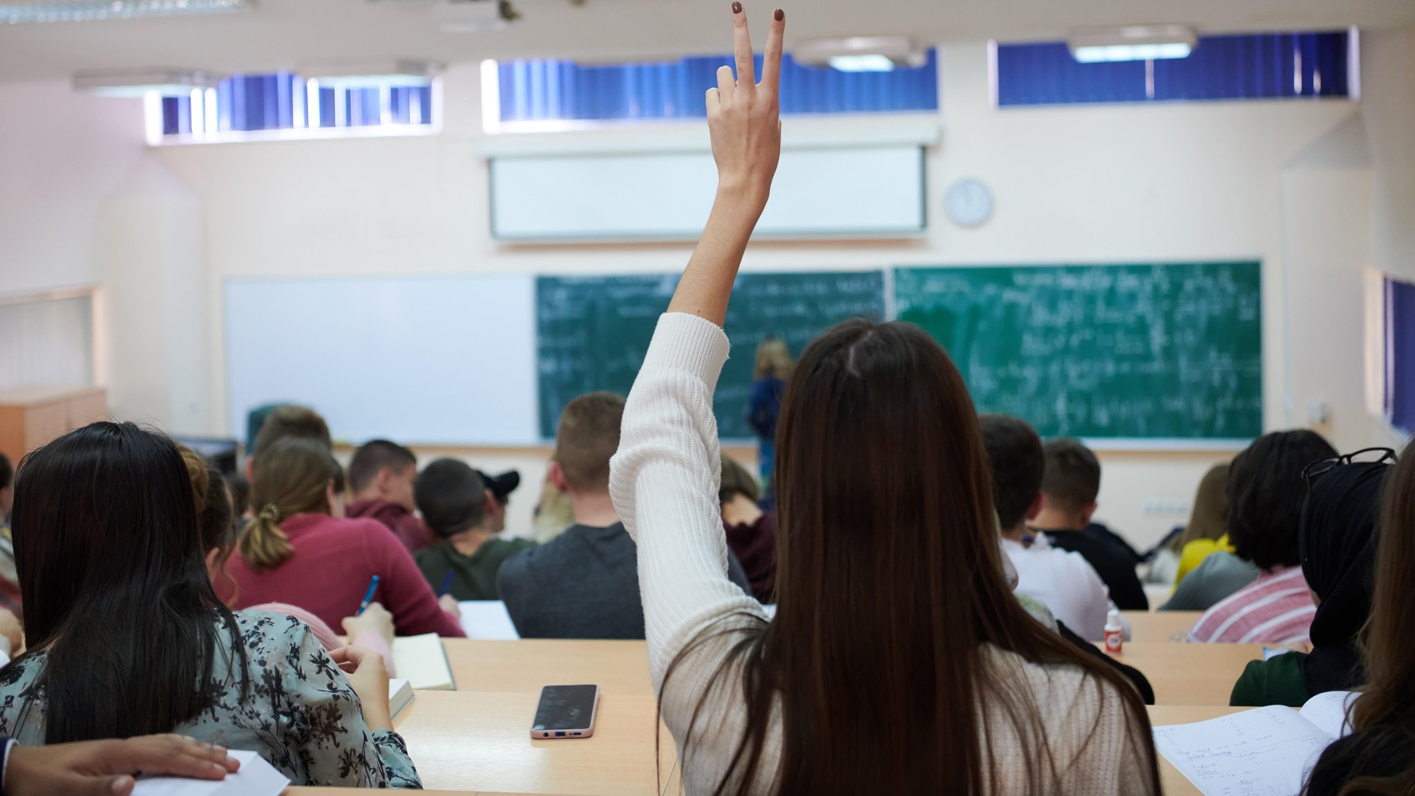 Schüler in einem Klassenzimmer