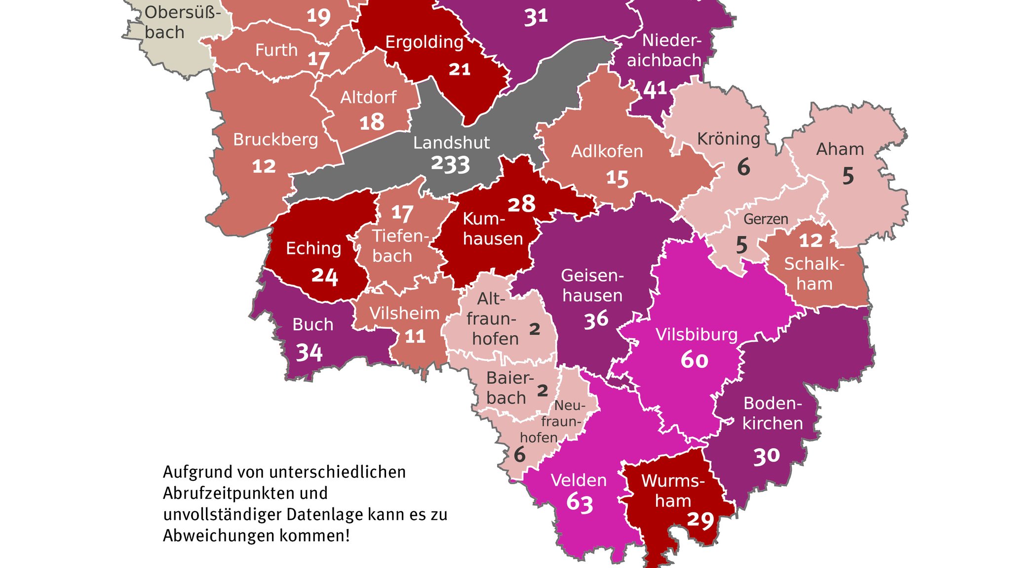 Die Corona-Lage im Landkreis Landshut