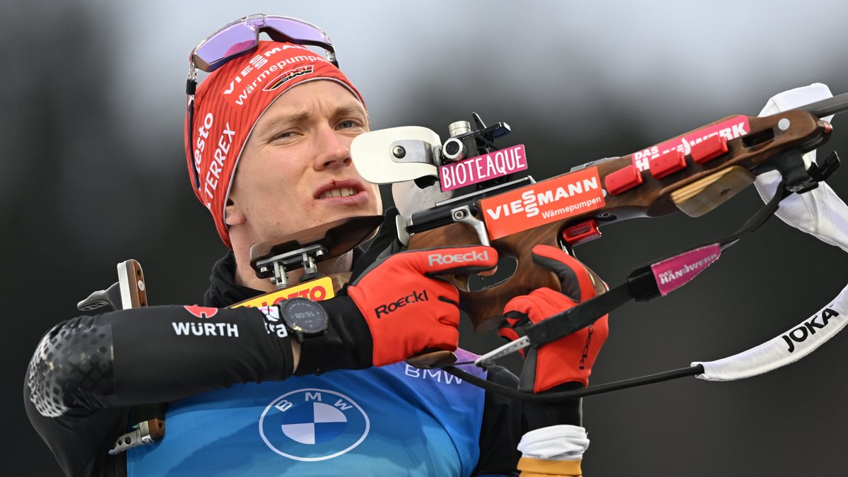 Norwegischer Dreifacherfolg im Biathlon-WM-Sprint - Doll 13. 