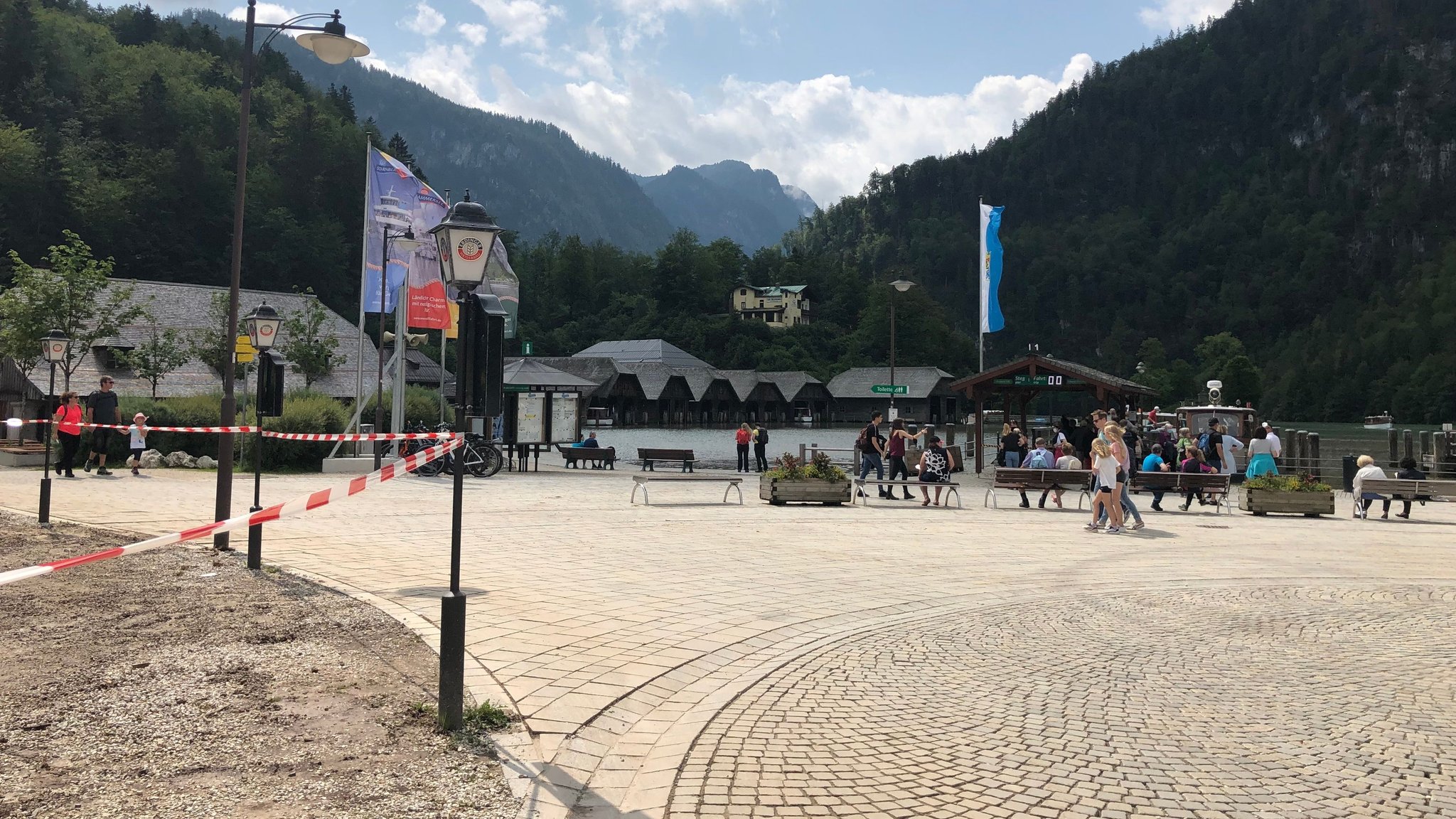 Normaler Betrieb am Dienstag am Königssee