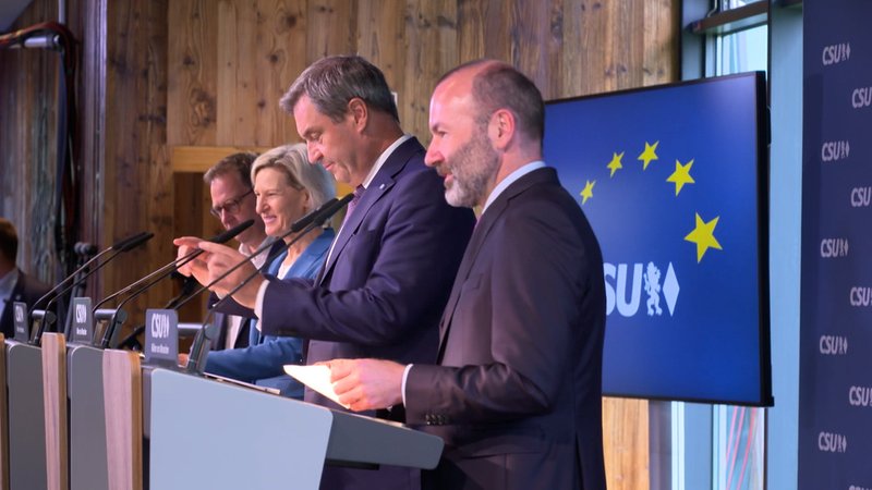 CSU fordert Neuwahlen | Bild: BR CSU fordert Neuwahlen