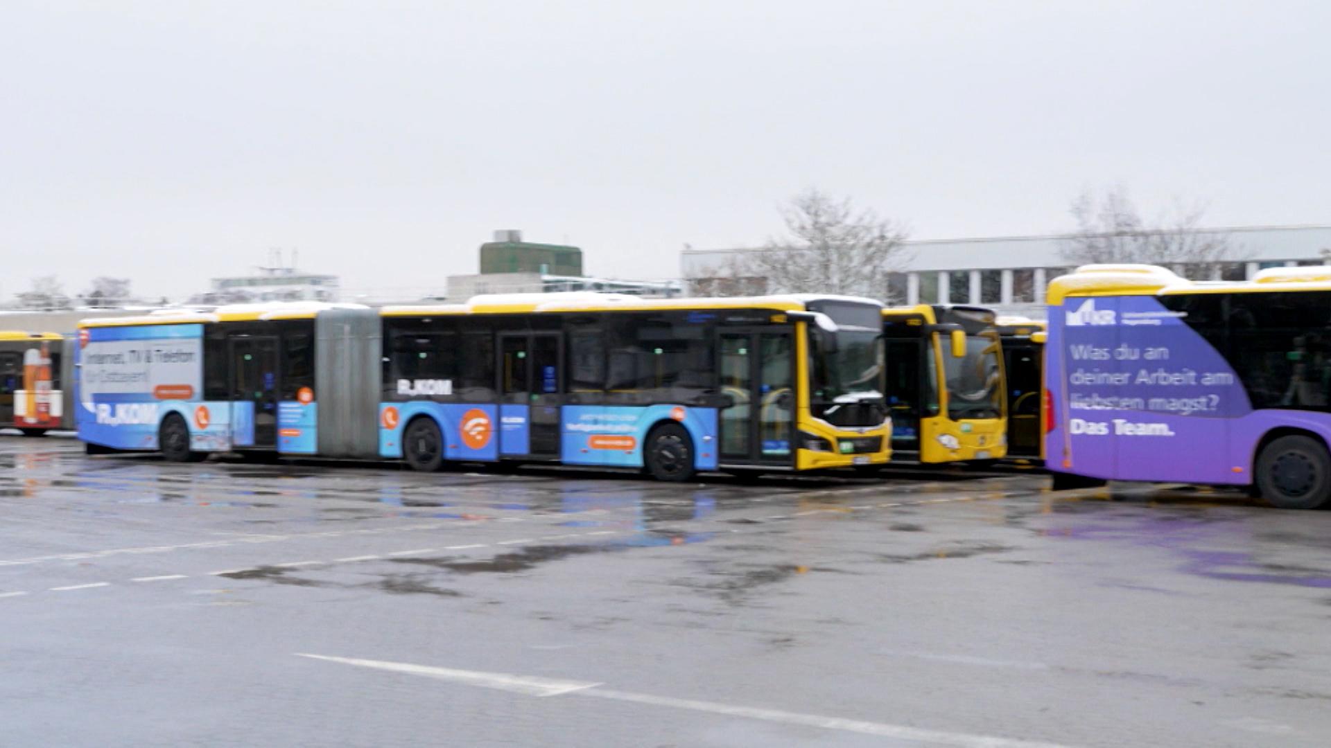 ÖPNV - Neue Warnstreiks in Bayern