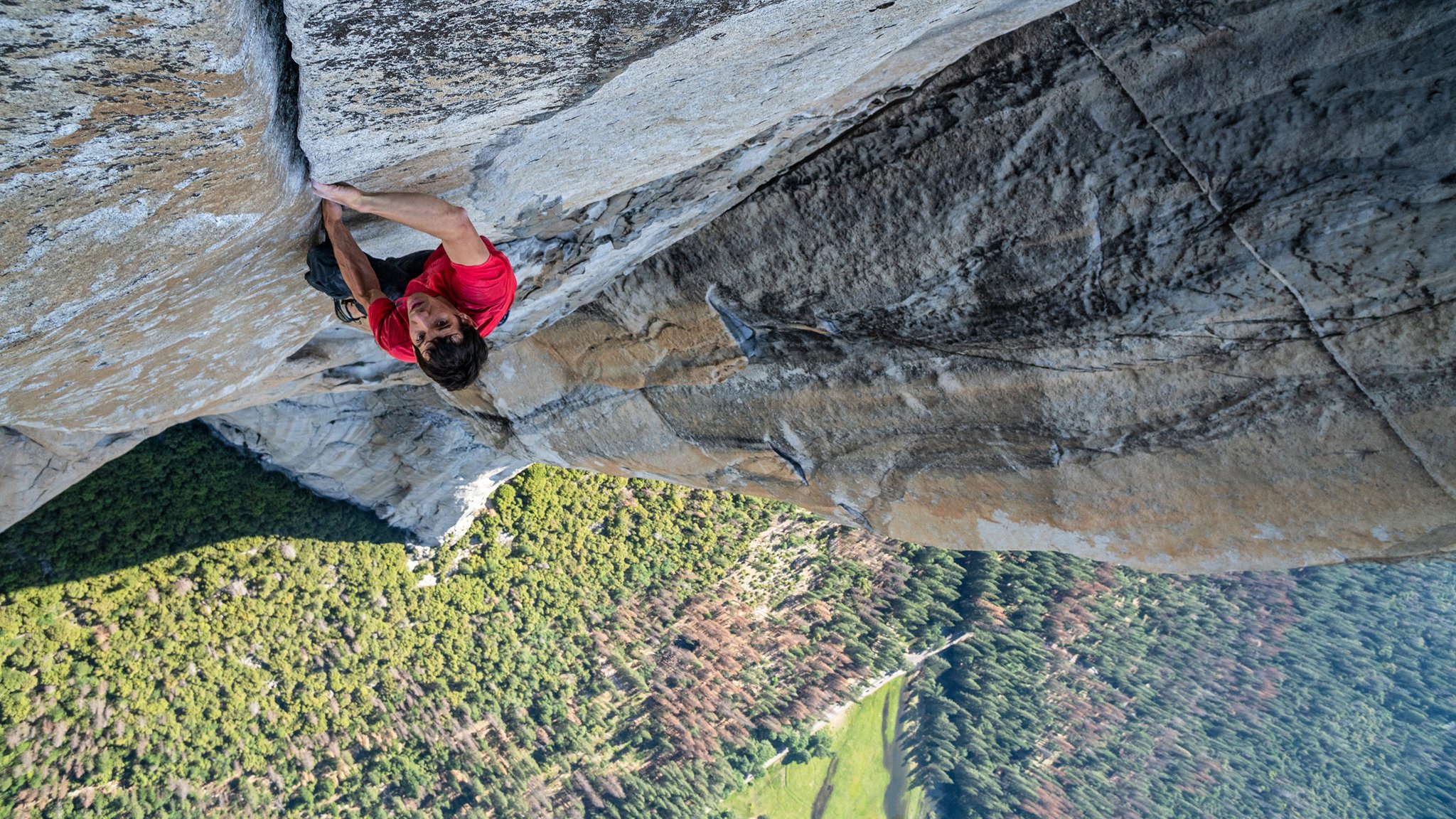 Alex Honnold am El Capitan, Filmszene aus "Free Solo"