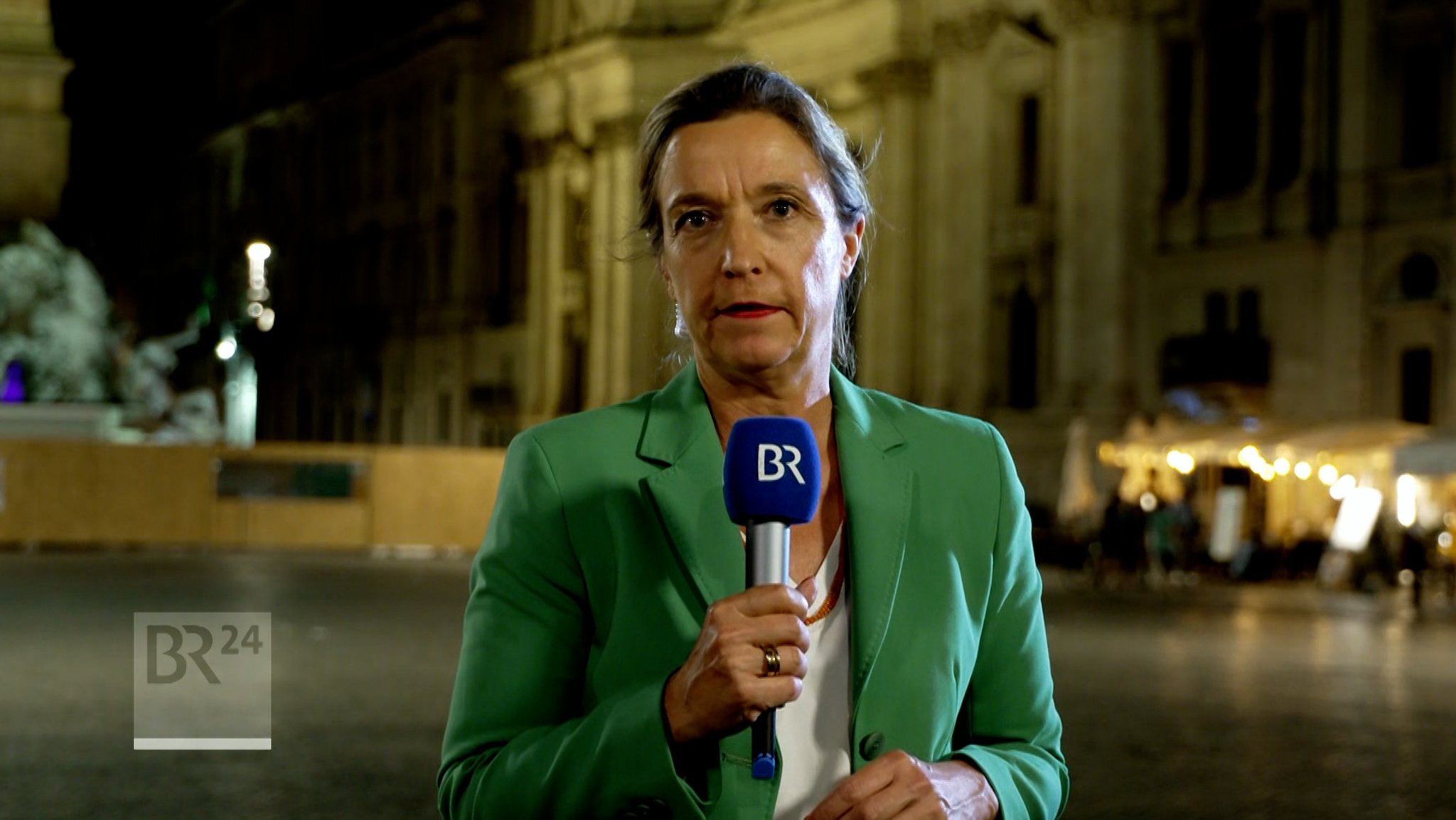 Die Korrespondentin Anja Miller in Rom