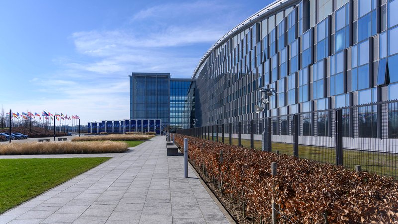 Das Nato-Hauptquartier in Brüssel | Bild: picture alliance / Geisler-Fotopress | Dwi Anoraganingrum/Geisler-Fotop Das Nato-Hauptquartier in Brüssel