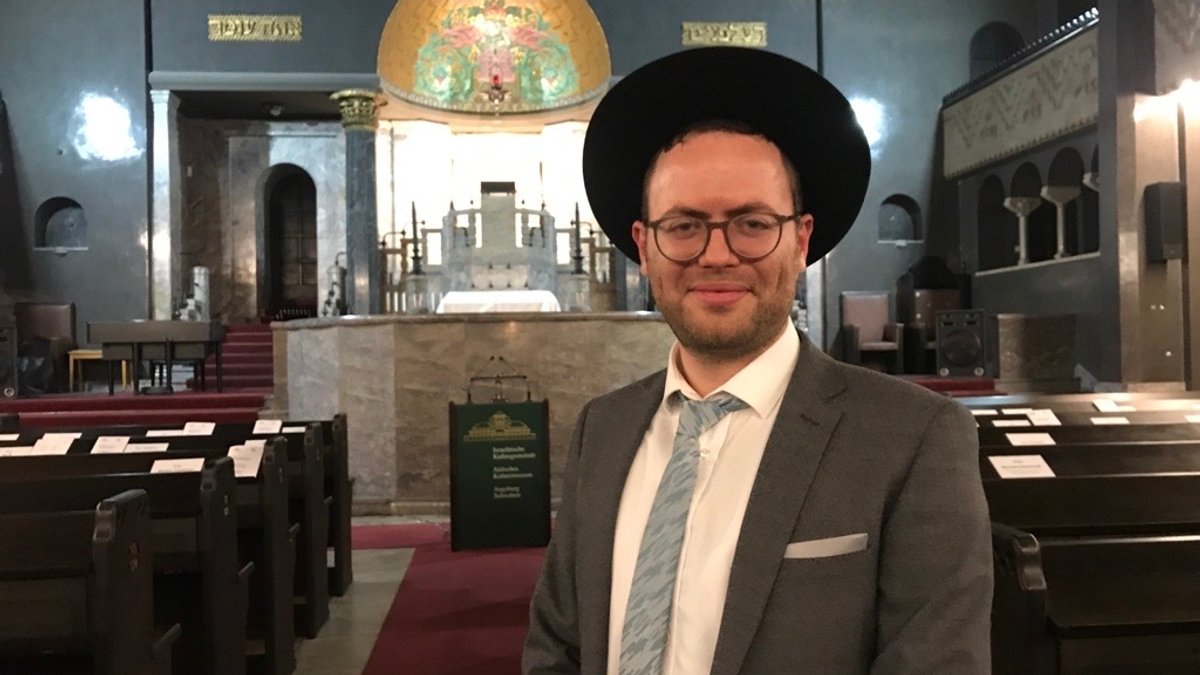 Augsburgs neuer Rabbiner: Asher Goldshmid.