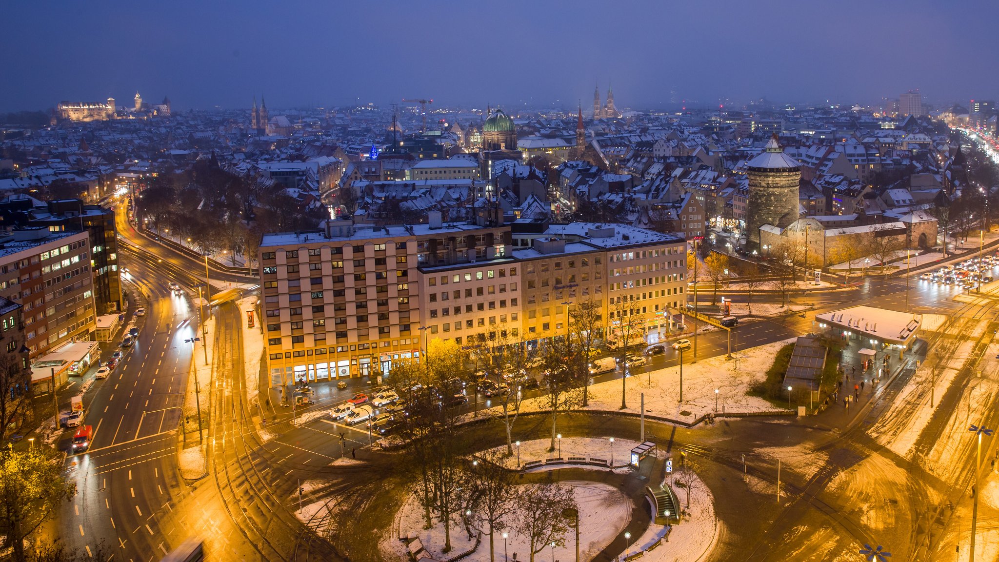 Nürnberger Innenstadt.