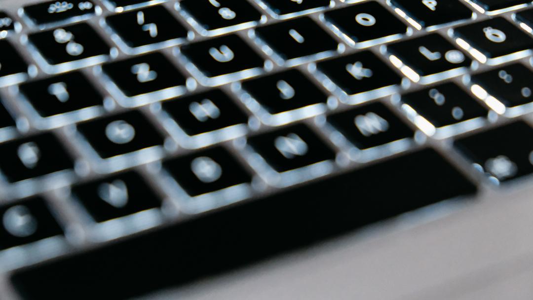 Eine Computer-Tastatur