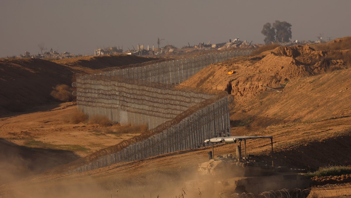 Grenze zwischen Israel und Gaza (Symbolbild, 21.01.2024)