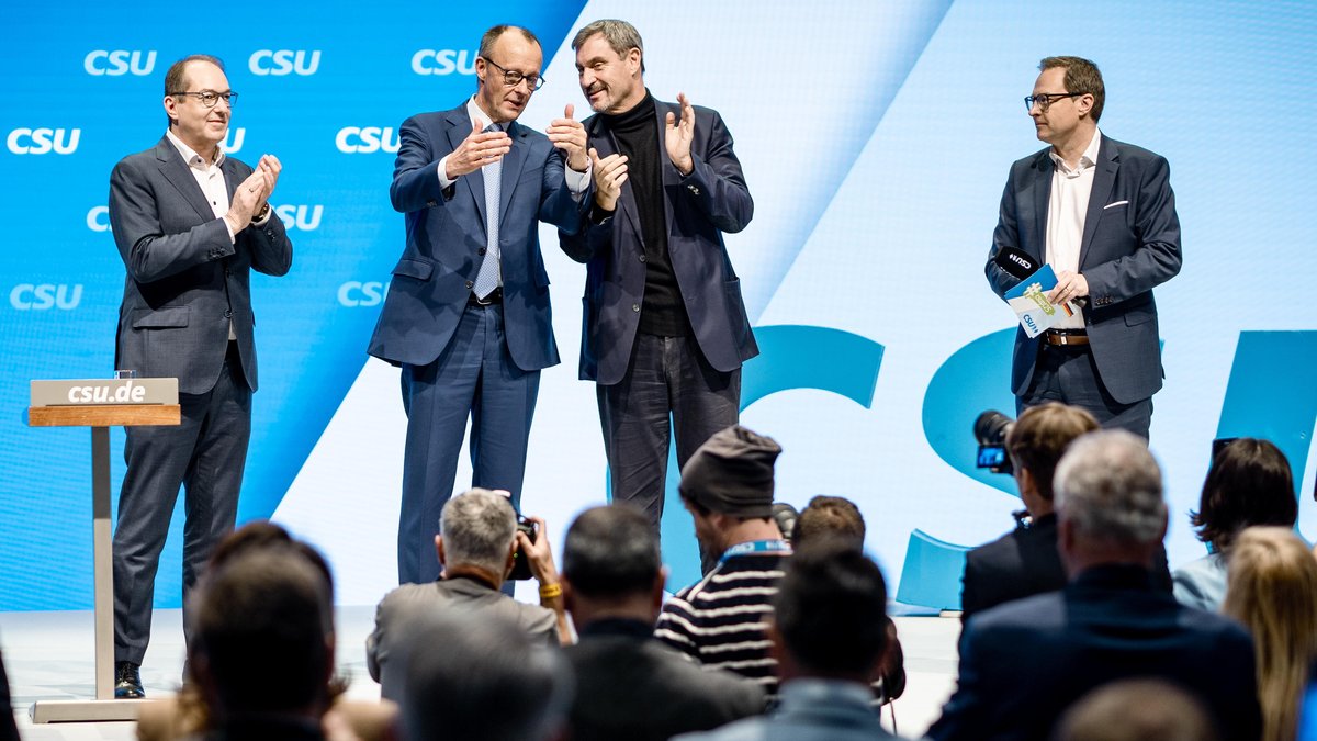 CSU widerspricht Merz: "Kein Schwarz-Grün"
