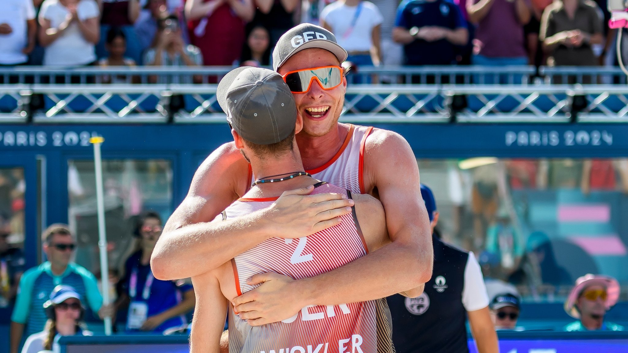  Jubel bei Wickler Clemens (GER) und Ehlers Nils (GER)