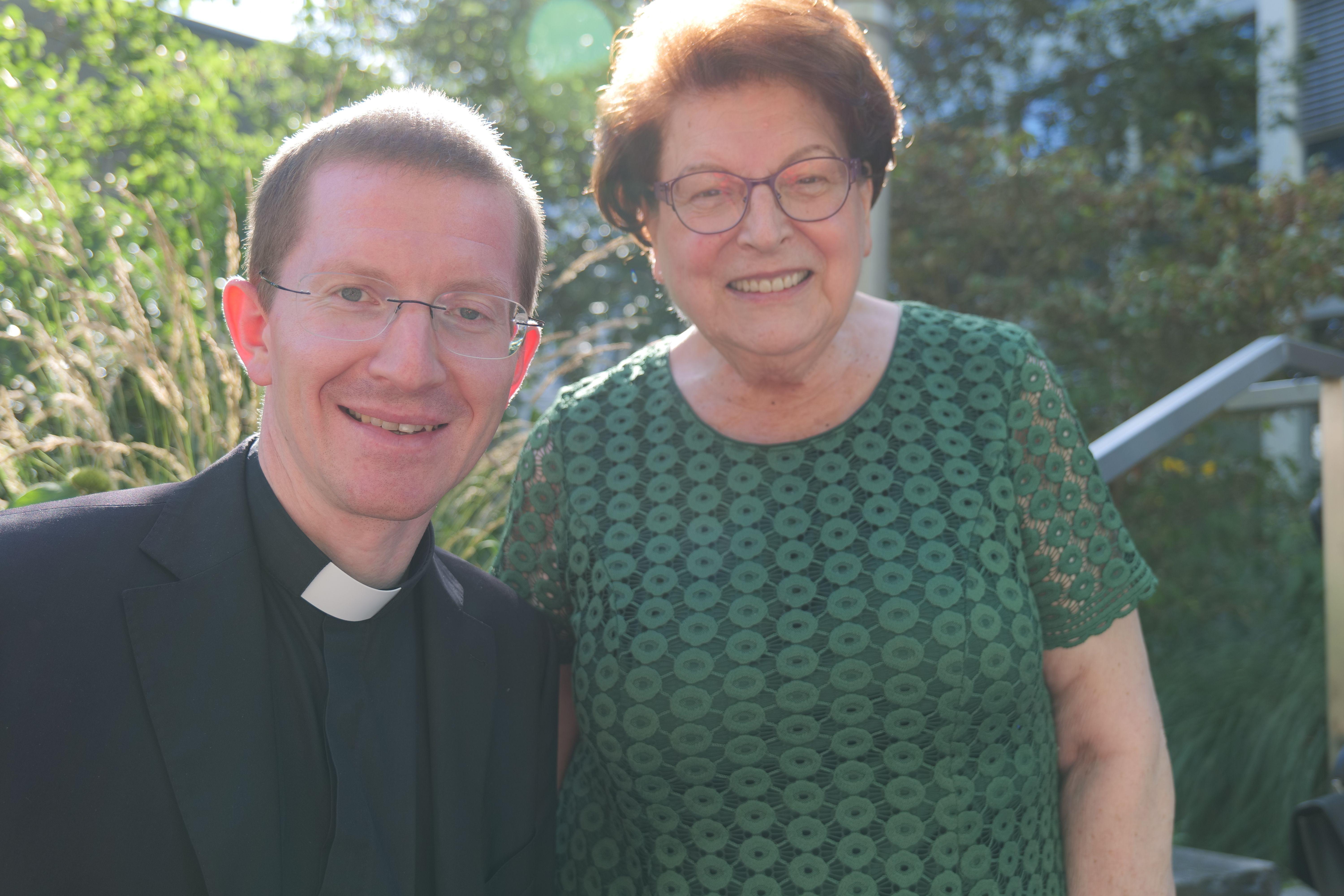 Martin Riß zusammen mit Barbara Stamm (gest. 2022)
