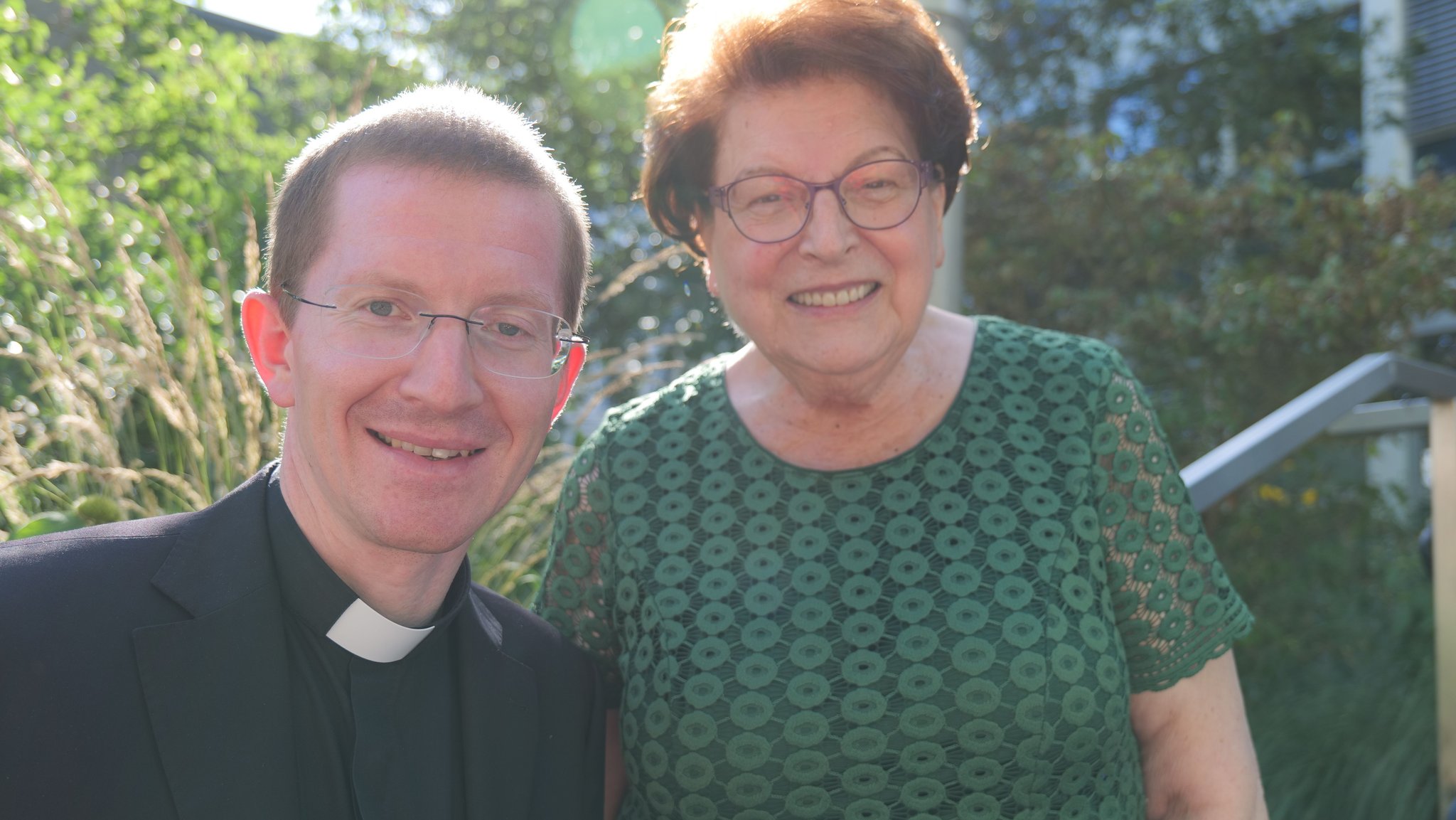 Martin Riß zusammen mit Barbara Stamm (gest. 2022)