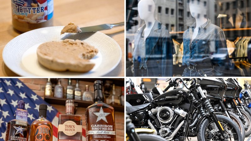 Produkte amerikanischer Herkunft auf dem deutschen Markt | Bild: picture alliance/dpa Produkte amerikanischer Herkunft auf dem deutschen Markt