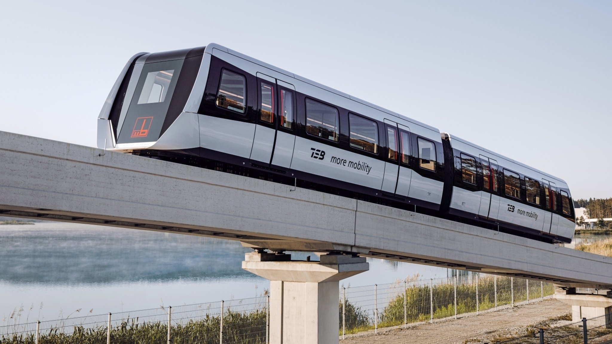 Das Transport System Bögl auf der Teststrecke in Sengenthal