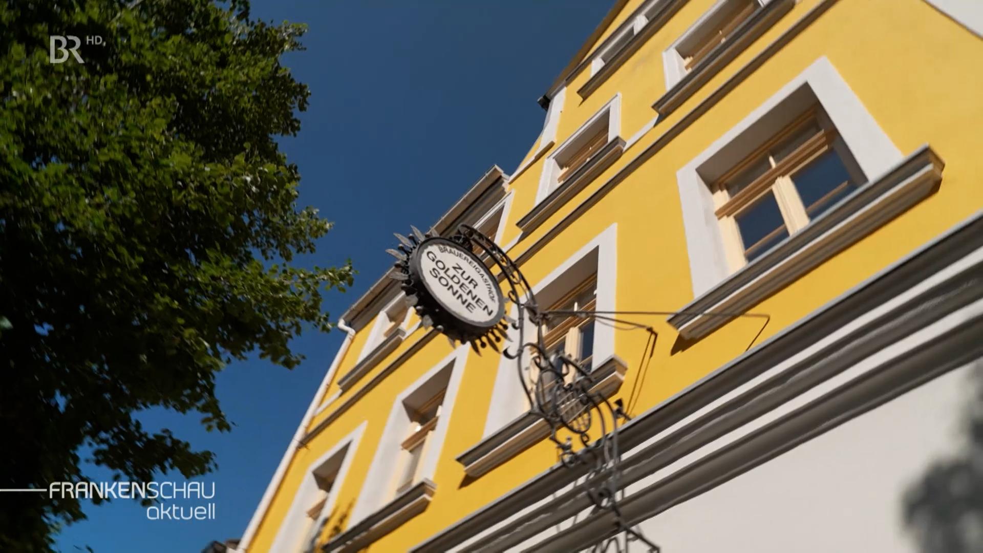 Neue Fassade vom Gasthof Sonne.