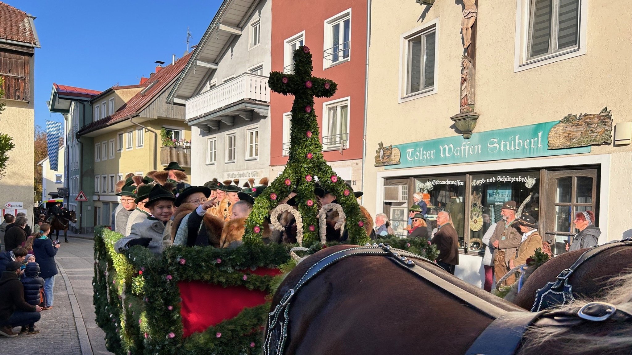 Leonhardiritt in Bad Tölz am 6. November 2024