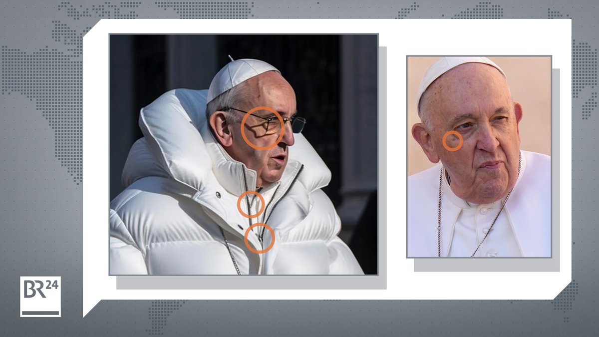 Leberfleck und Reißverschluss verraten den falschen Papst