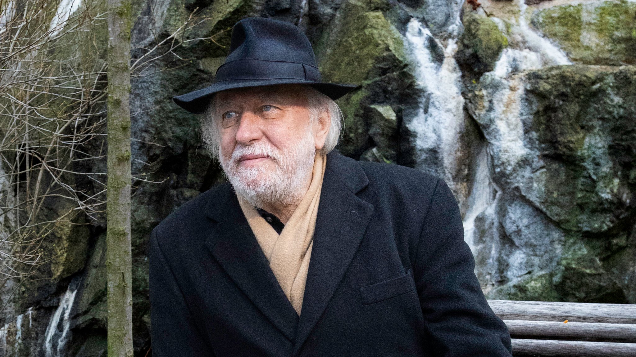 Lange Favorit, jetzt tatsächlicher Literaturnobelpreisträger: Der ungarische Autor László Krasznahorkai in Stockholm am 23. Januar 2025.