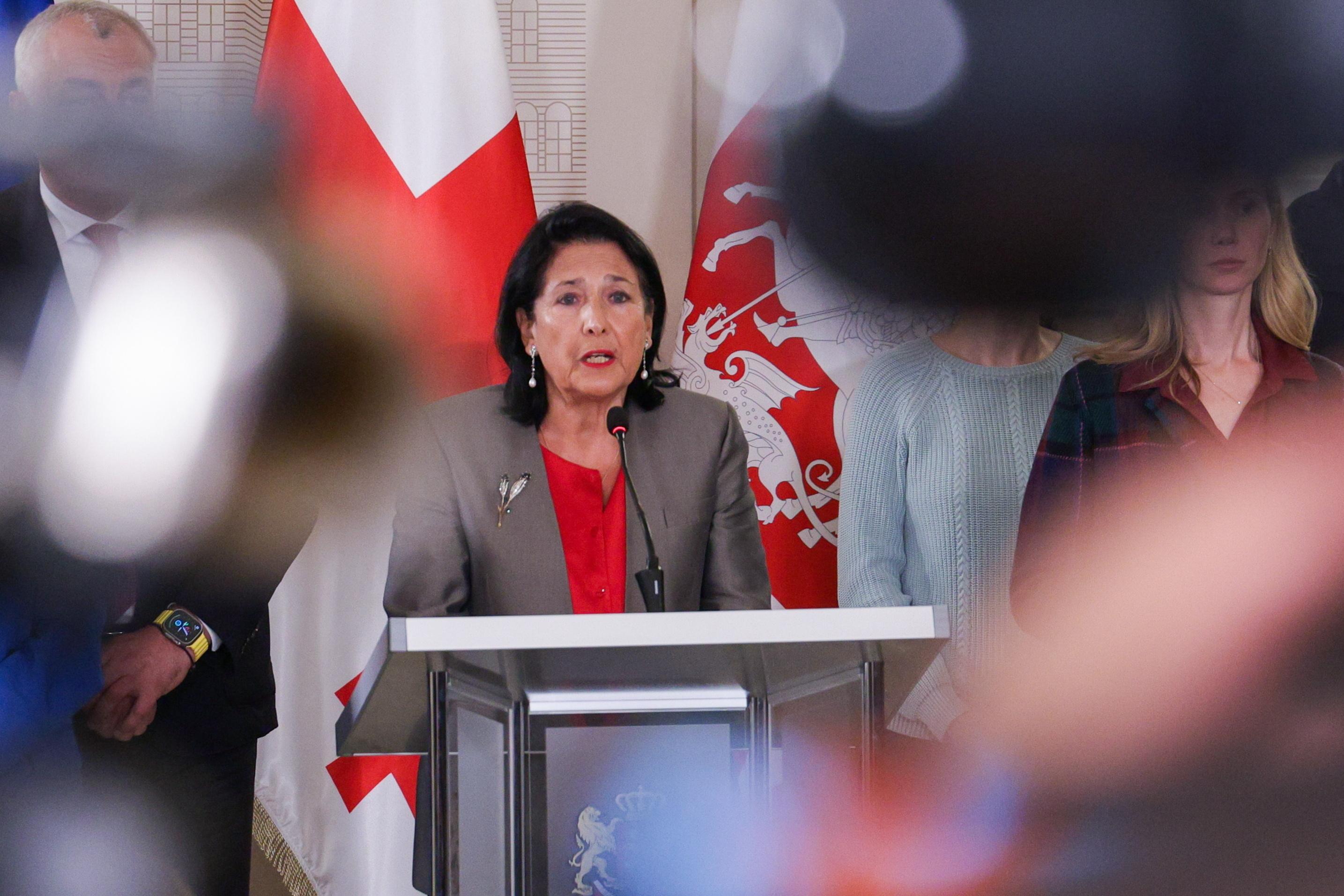 Georgiens Präsidentin Salome Surabischwili