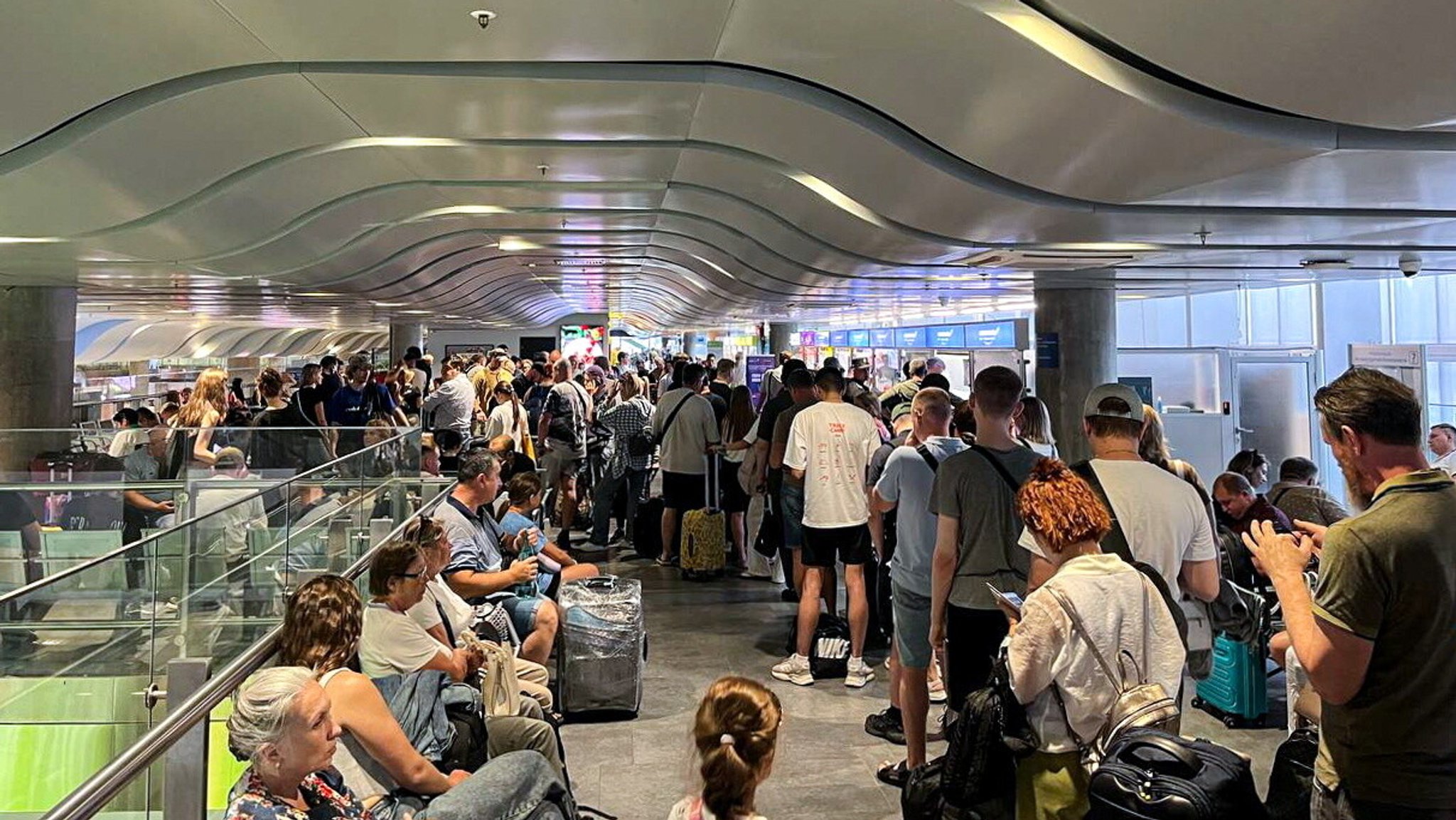 Flughafen Pulkowo in St. Petersburg