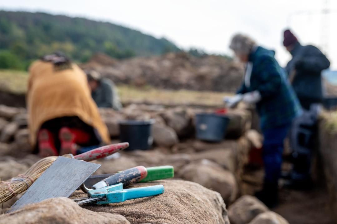 Archäologische Grabung in Bayern (Symbolbild)