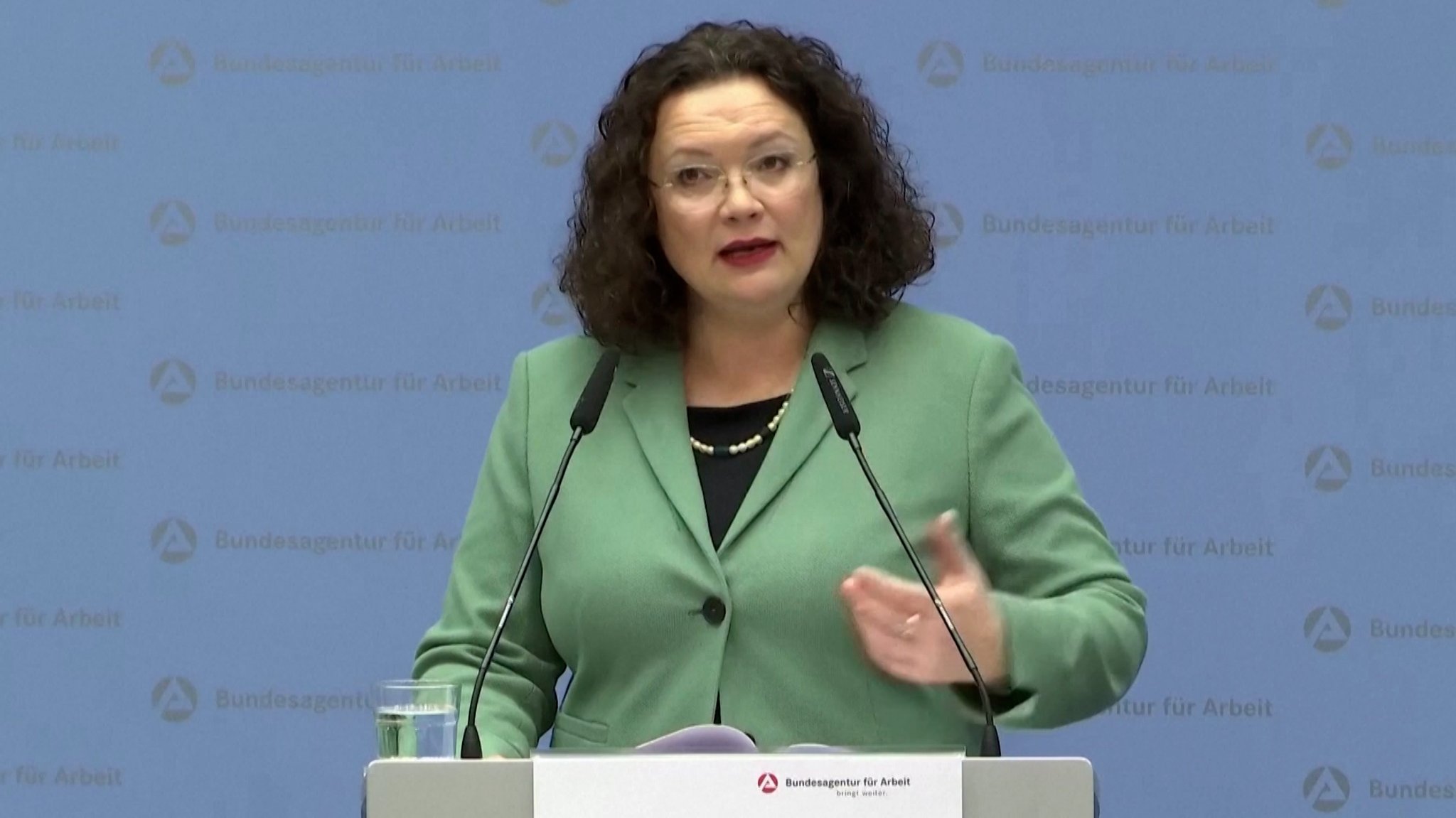 Im Video: Nahles zum Arbeitsmarkt