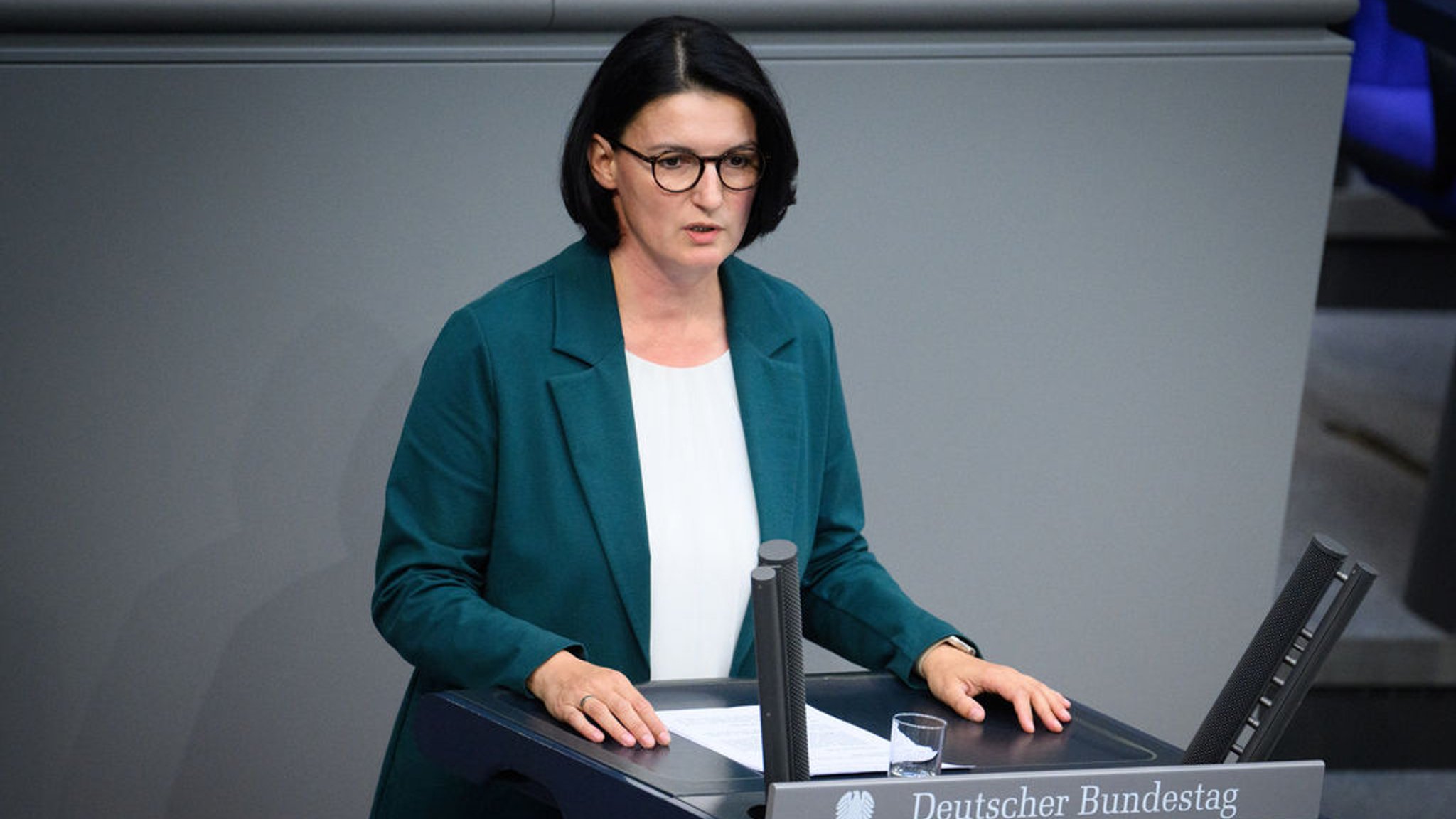 Irene Mihalic (Bündnis 90/Die Grünen) bei einer Rede im Deutschen Bundestag