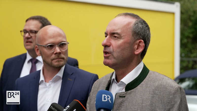 Hubert Aiwanger im Interview mit BR-Reporter Tobias Hildebrandt | Bild: BR.de Hubert Aiwanger im Interview mit BR-Reporter Tobias Hildebrandt