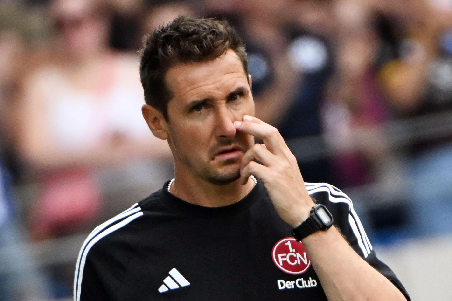 Der Nürnberger Trainer Miroslav Klose