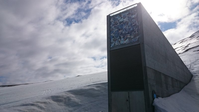 Svalbard Global Seed Vault (weltweiter Samen-Tresor) Spitzbergen