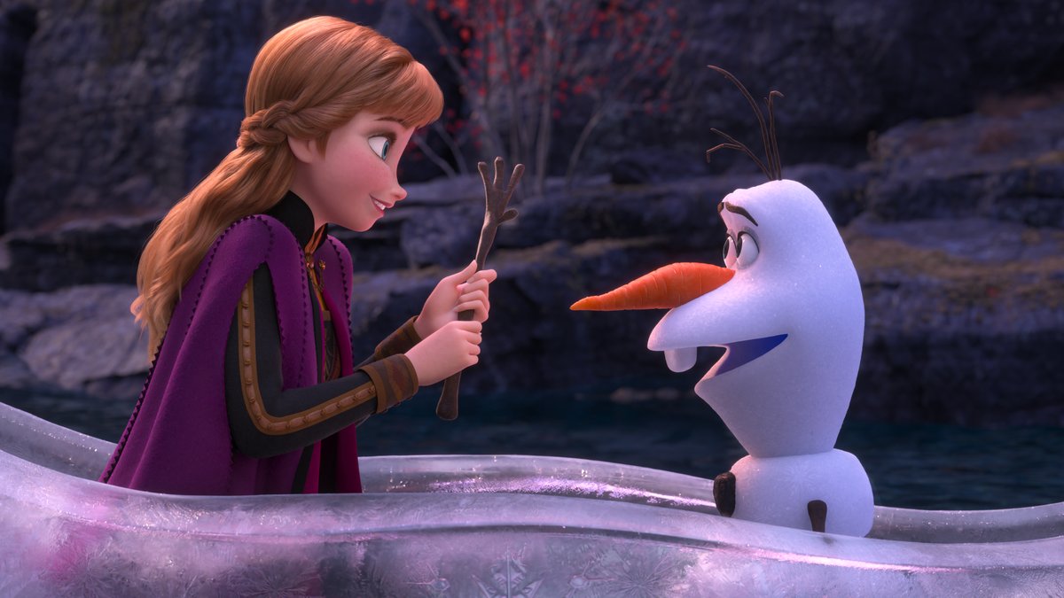Anna und Schneemann Olaf erleben ein neues Abenteuer in "Die Eiskönigin 2"