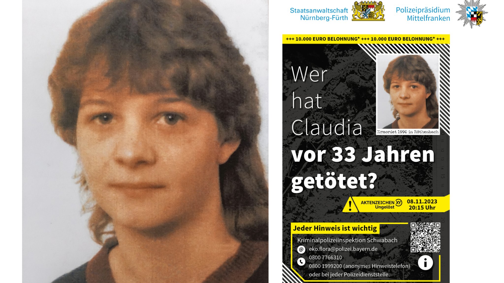 Nach 33 Jahren neue Spur im Cold Case "Flora-Mord"